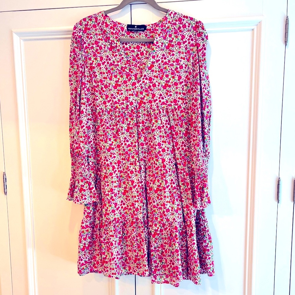 🎀 Beautiful DRESS by Pomander Place Tuckernuck Lk NEW Feminine L 🎀
